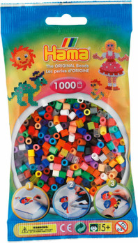 Hama pussi 1000 perus/kirkasväri mix, 207-68