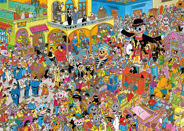 Jan van Haasteren Dia De Los Muertos palapeli 1000 palaa