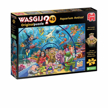 Wasgij Original 43 Aquarium Antics palapeli 1000 palaa