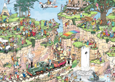  Jan van Haasteren The Golf Course palapeli 1000 palaa