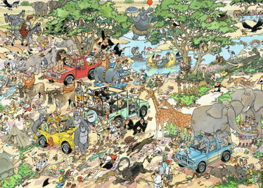  Jan van Haasteren Safari palapeli 1000 palaa