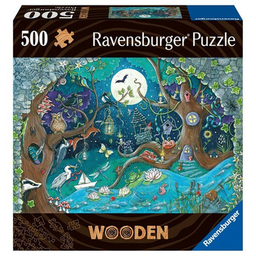 Ravensburger Wooden Fantasy Forest palapeli 500 palaa