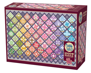 Cobble Hill Four Square Quilt Blocks palapeli 2000 palaa