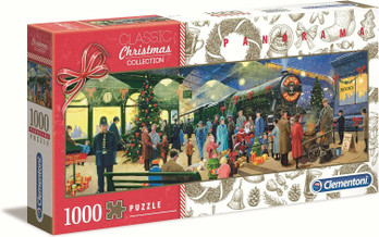 Clementoni  Panorama Christmas Santa express palapeli 1000 palaa