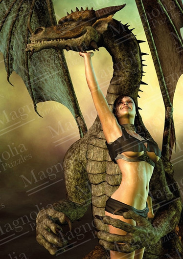 Magnolia Woman and Dragon palapeli 1000 palaa