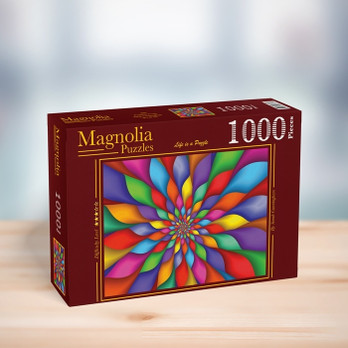 Magnolia Rainbow Petals palapeli 1000 palaa