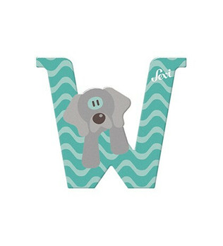 Eläinkirjain W Weimarin seisoja