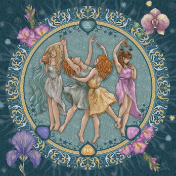 Grafika Les signes d'air en Astrologie palapeli 1000 palaa