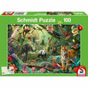 Schmidt Colorful Jungle Wildlife palapeli 100 palaa
