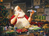 Cobble Hill, Tom Newsom, Santa Painting Cars palapeli 1000 palaa