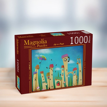 Magnolia Dancing Town palapeli 1000 palaa