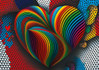 Yazz Rainbow Heart palapeli 1000 palaa