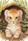Yazz Cute Tiger palapeli 1000 palaa