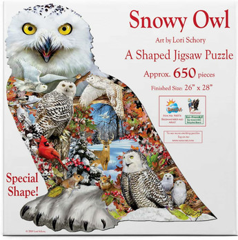 SunsOut Lori Schory Snowy Owl palapeli 650 palaa