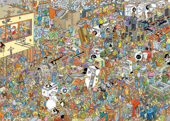 Jan van Haasteren Black Friday palapeli 1000 palaa