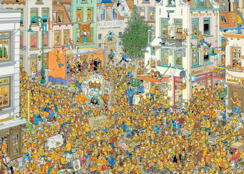 Jan van Haasteren Celebrate the Inauguration palapeli 1000 palaa