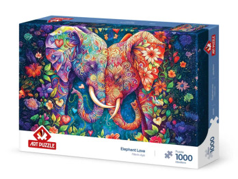 Art Puzzle Elephant Love palapeli 1000 palaa