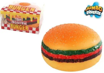 Squeeze XXL The Squish Burger -Pehmeä Hampurilainen Stressilelu 