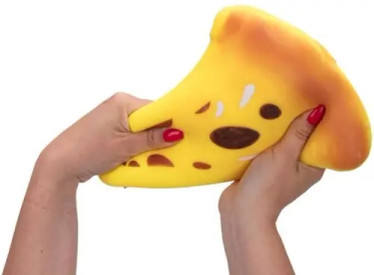 Squeeze XXL Pizza -Pehmeä Pizzapala Stressilelu 