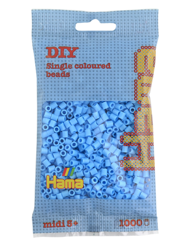 Hama pussi 1000 pastellin sininen, 207-46