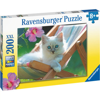 Ravensburger Deckchair Kitten palapeli 200 XXL palaa