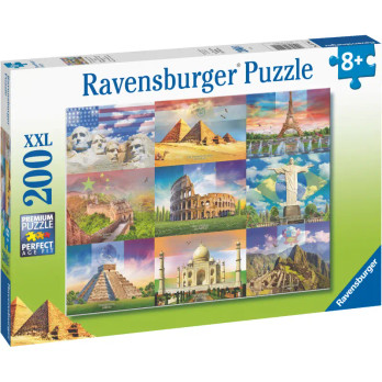 Ravensburger Monuments Of The World palapeli 200 XXL palaa