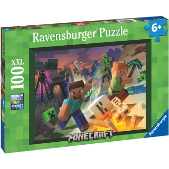 Ravensburger Monster Minecraft palapeli 100 XXL  palaa
