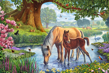Schmidt Horses by the Stream palapeli 150 palaa