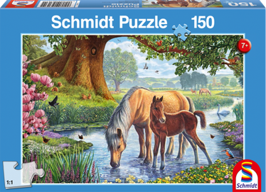 Schmidt Horses by the Stream palapeli 150 palaa
