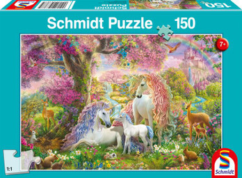 Schmidt Flowers and unicorns palapeli 150 palaa