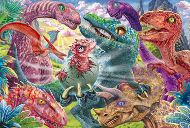 Schmidt Small Dinosaurs, big Adventures palapeli 100 palaa
