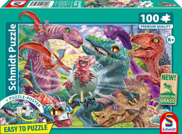 Schmidt Small Dinosaurs, big Adventures palapeli 100 palaa
