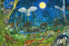 Schmidt Animals in a Night Time Forest palapeli 100 palaa