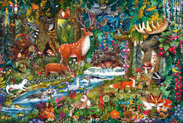 Schmidt Animals in the Forests of Europe palapeli 150 palaa