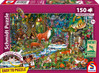 Schmidt Animals in the Forests of Europe palapeli 150 palaa