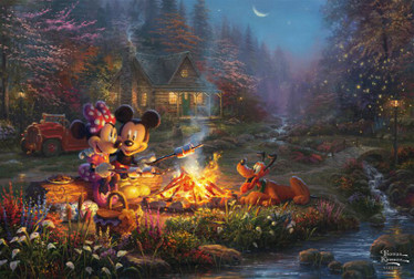 Schmidt Mickey and Minnie Sweetheart Campfire palapeli 200 palaa