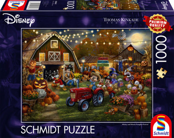 Schmidt Thomas Kinkade: Disney Mikey ja Minnie Pumpkin palapeli 1000p