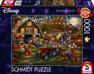 Schmidt Thomas Kinkade: Disney Mikey ja Minnie Pumpkin palapeli 1000p