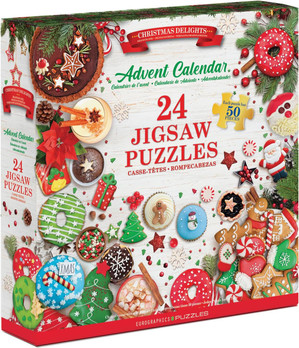 Eurographics Christmas Delights Joulukalenteri palapeli 24x50 palaa