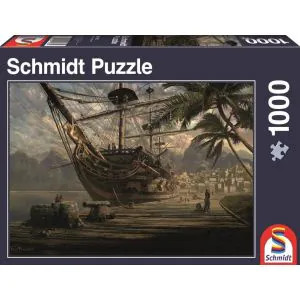 Schmidt Ship at anchorage palapeli 1000 palaa