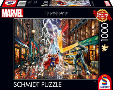 Schmidt Thomas Kinkade  Marvel Thor palapeli 1000 palaa