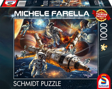Schmidt Galactic magic: weightless in space palapeli 1000 palaa