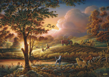 Schmidt Harvest in the glow of the sun palapeli 1000 palaa