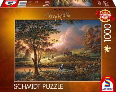 Schmidt Harvest in the glow of the sun palapeli 1000 palaa