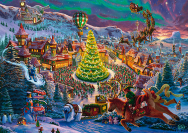 Schmidt Z.Kinkade Santa´s North Pole palapeli 1000 palaa