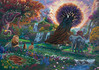 Schmidt Z.Kinkade The garden of palapeli 1000 palaa