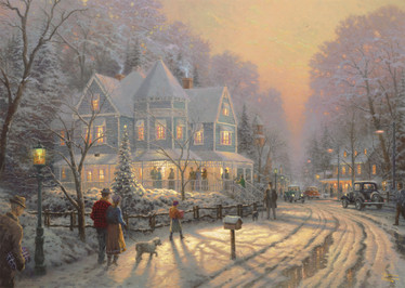 Schmidt Thomas Kinkade:Holiday Gathering palapeli 1000 palaa