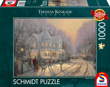 Schmidt Thomas Kinkade:Holiday Gathering palapeli 1000 palaa
