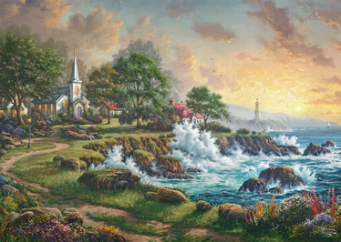Schmidt Thomas Kinkade: Seaside heaven palapeli 1000 palaa