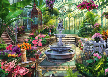 Schmidt Jeff Haynie Victorian greenhouse palapeli 1000 palaa